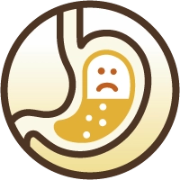 Digestive Problems Illustration of Digestion Problems