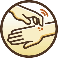 Itchiness Illustration of Itchy Skin